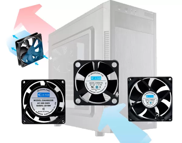 DC Axial Fan 2024 New Style Cooling Fans